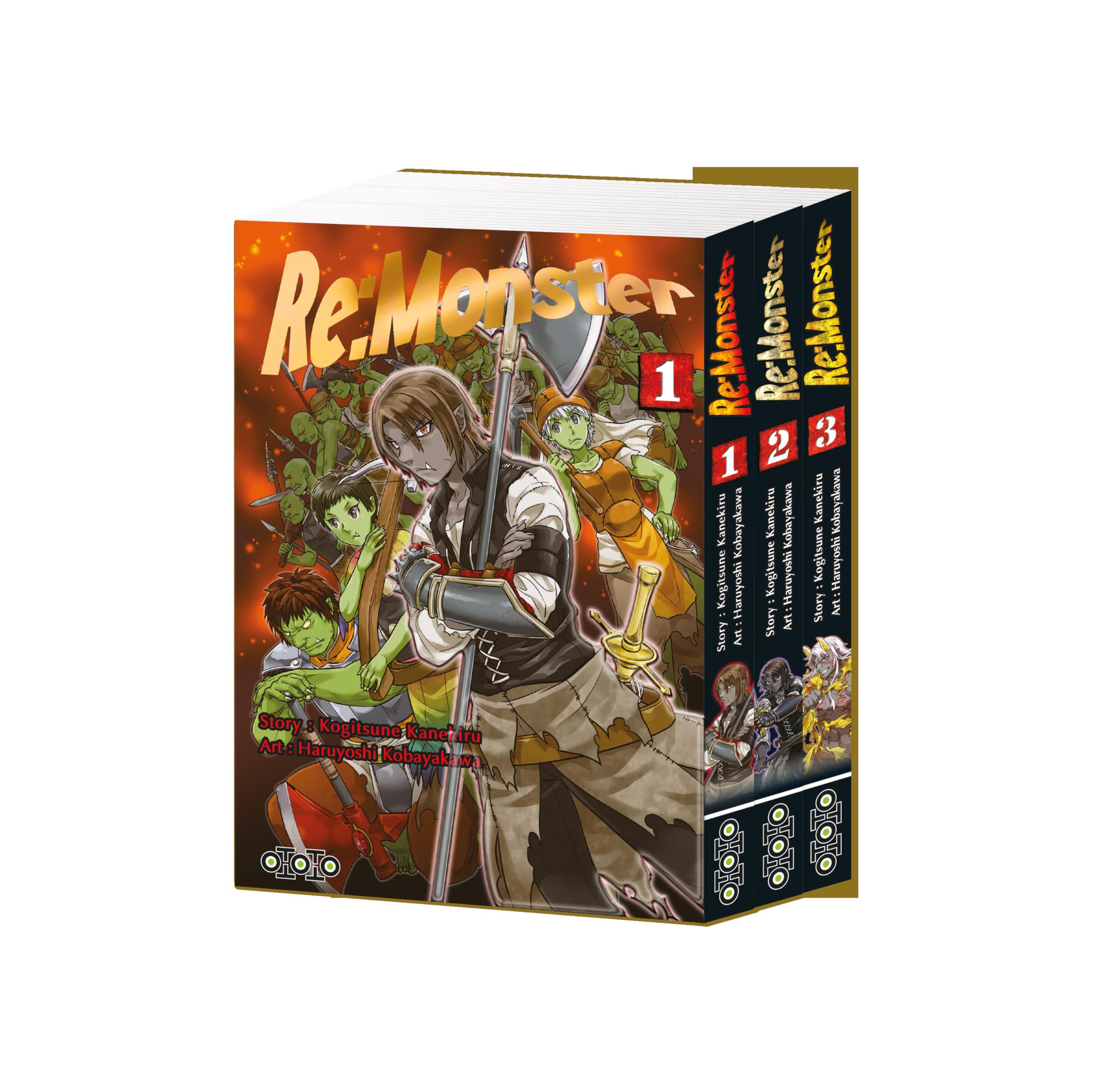 Pack Or : Re: Monster T01 à T03