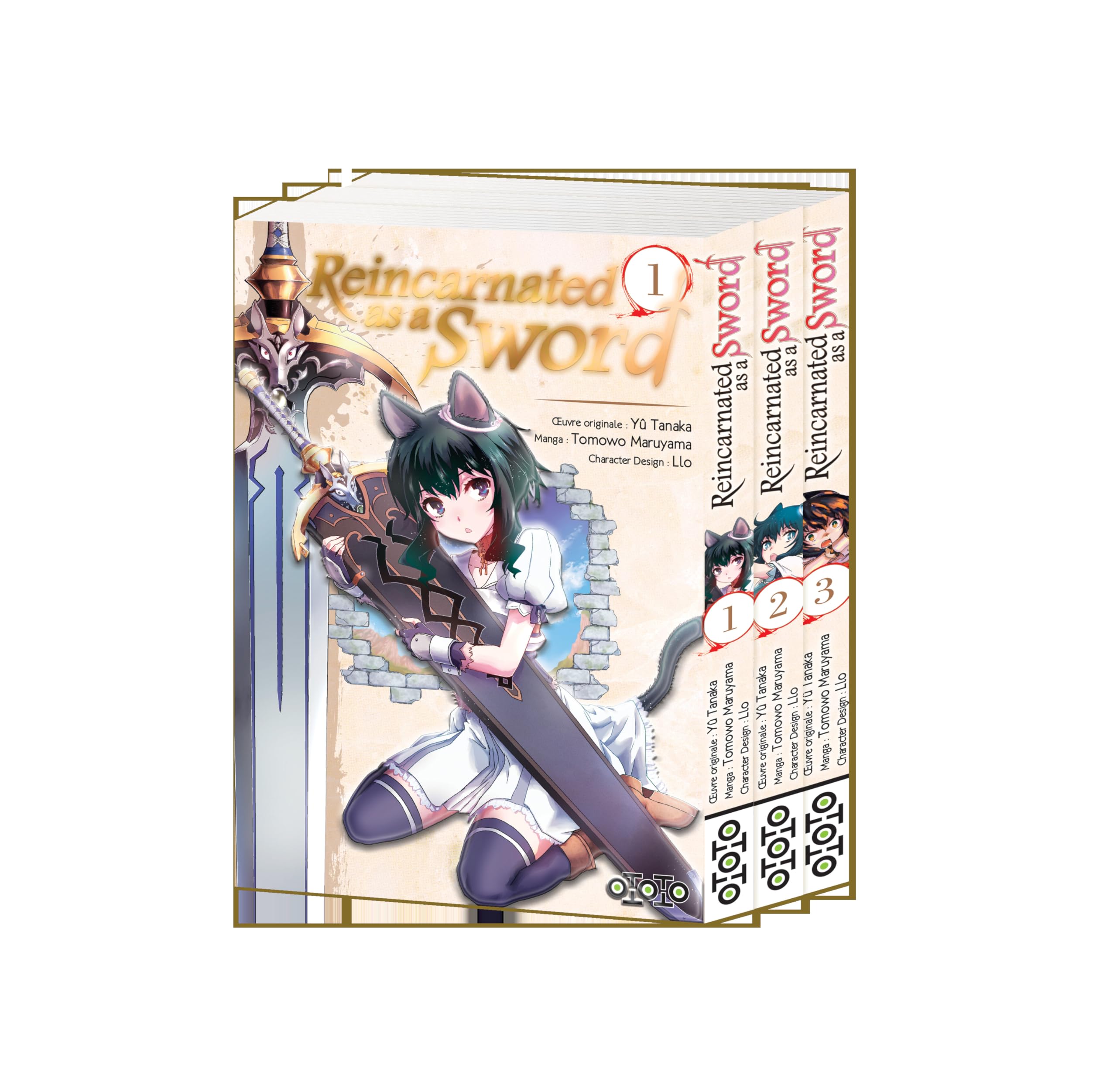 Pack Or : Reincarnated as a Sword T01 à T03