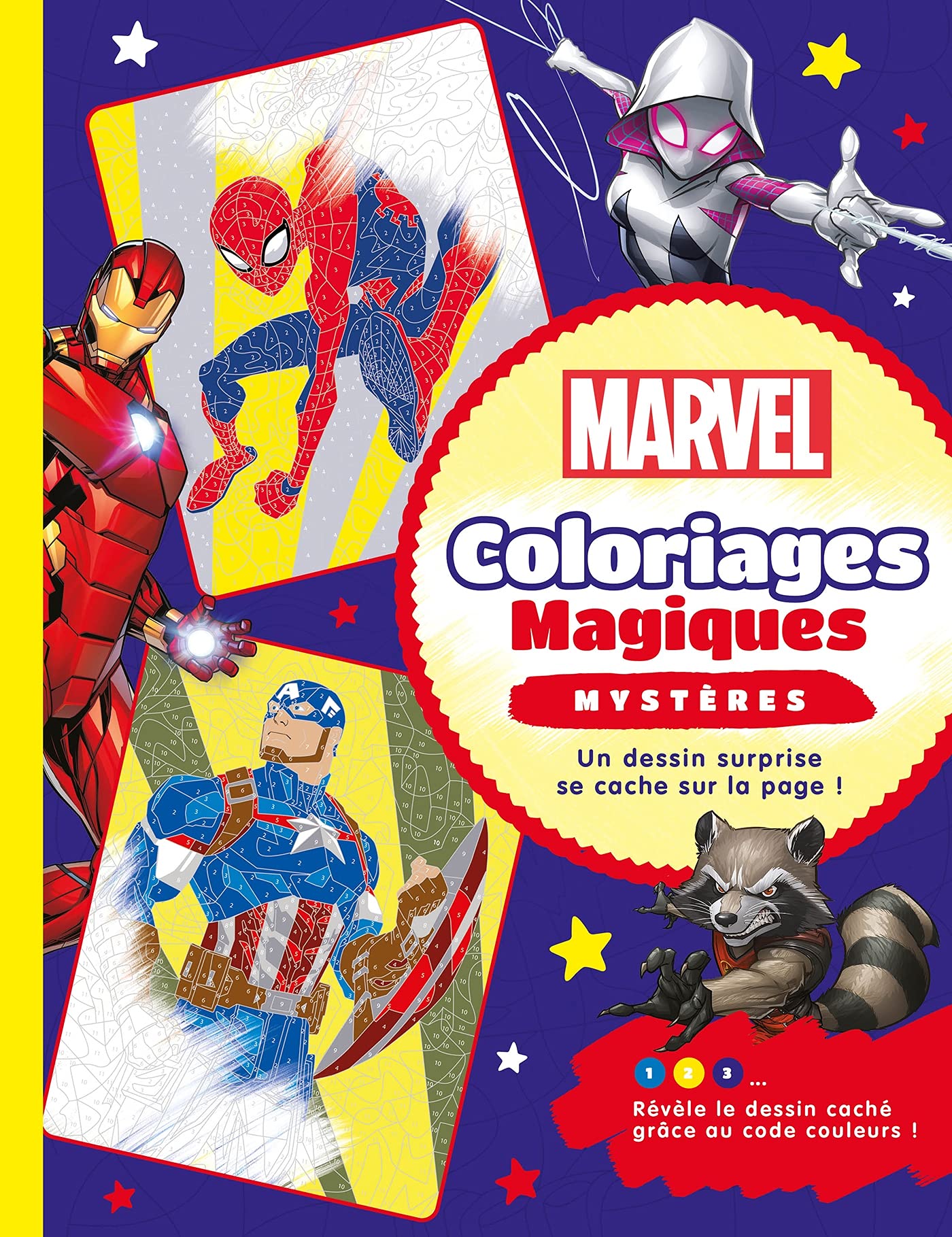 MARVEL - Coloriages Magiques - Mystères