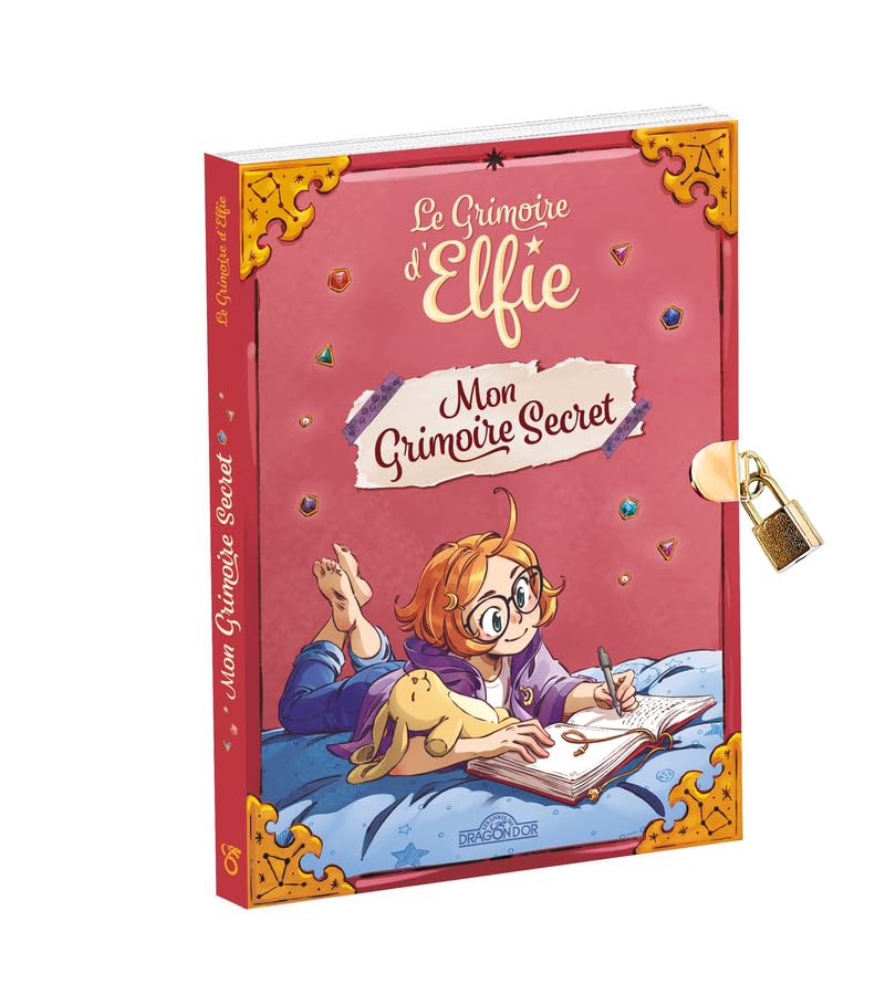 Mon grimoire secret – Journal à compléter avec un cadenas – Dès 7 ans