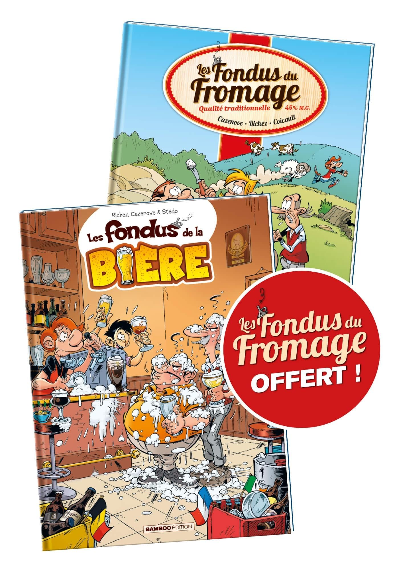 de la bière + Fondus de fromage offert